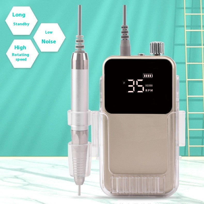 Brushless Nail Polishing Machine Charging Portable
