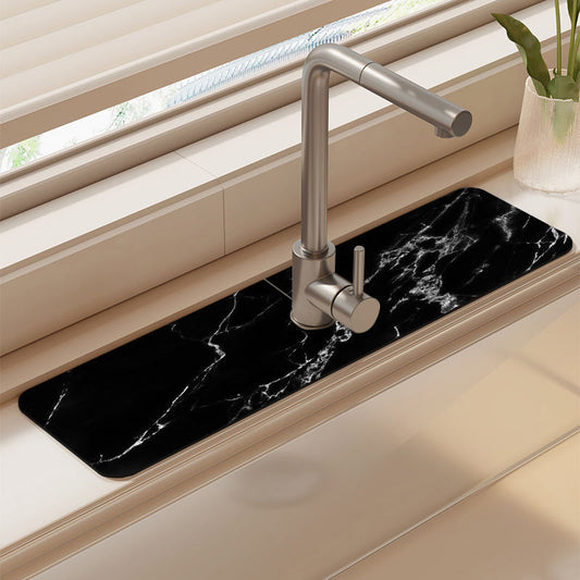 Light Luxury Kitchen Diatom Ooze Faucet Suction Water Cushion Quick-drying Wash Basin Sink Splash-proof