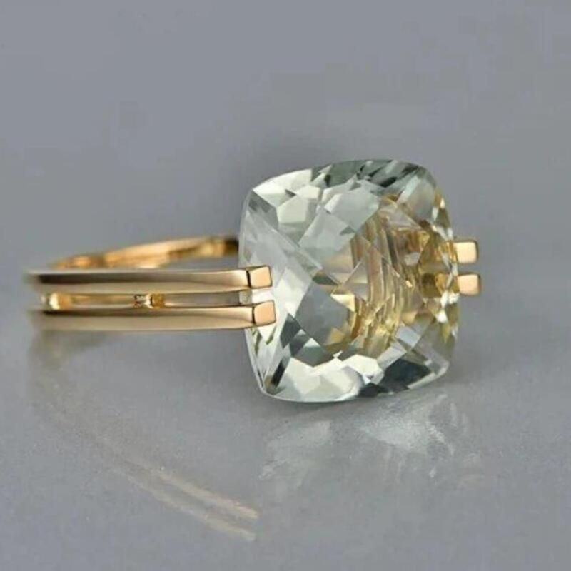 Luxury Micro Inlaid Zircon Simple Ring Women