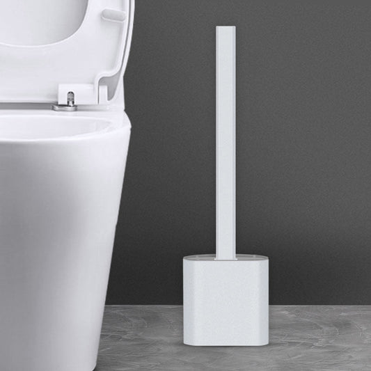 Creative Wall-Mounted Soft Brush With Cover For Toilet Washing