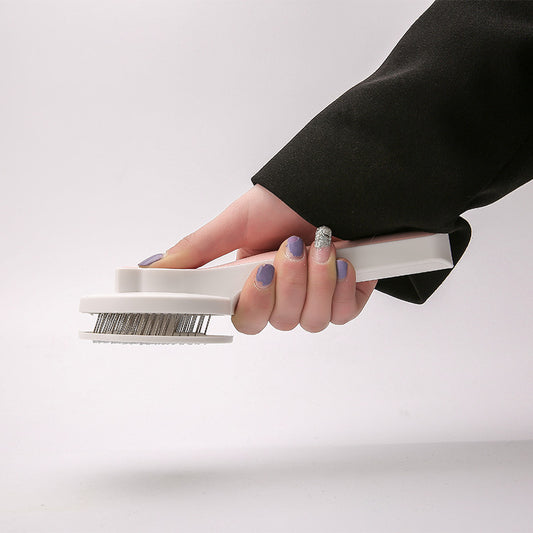 Fashion Personality Pet Cat Comb Stainless Steel