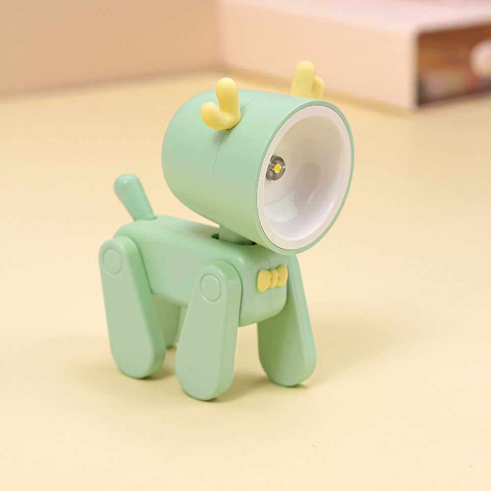 Rechargeable Version Cartoon Puppy Deer Night Light