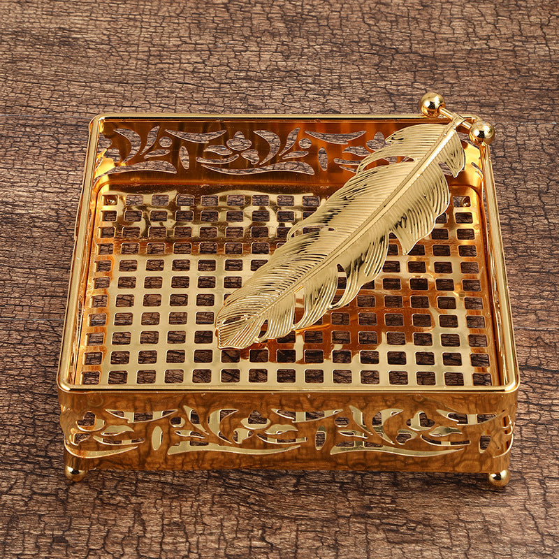 New Light Luxury Drain Fruit Plate Creative Personality Decoration