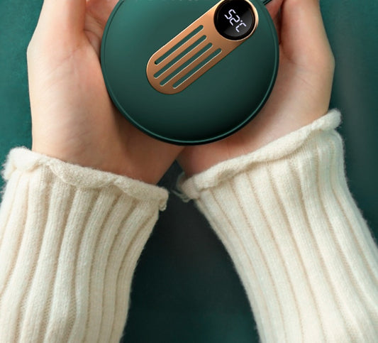 Hand Warmer Power Bank Visualized Constant Temperature 5000mAh Large Capacity Power Power Mini Hand Warmer