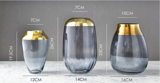 Living Room TV Cabinet Dining Room Simple Light Luxury Glass Vase
