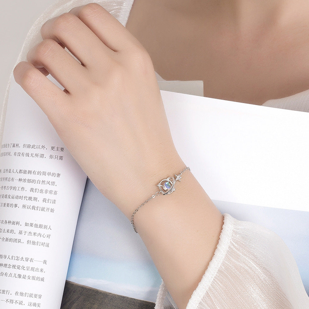 Bracelet Moonstone Temperament Affordable Luxury Fashion Women