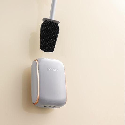 Nordic Style Wall-mounted Household Light Luxury Wall Hanging Toilet Brush Set