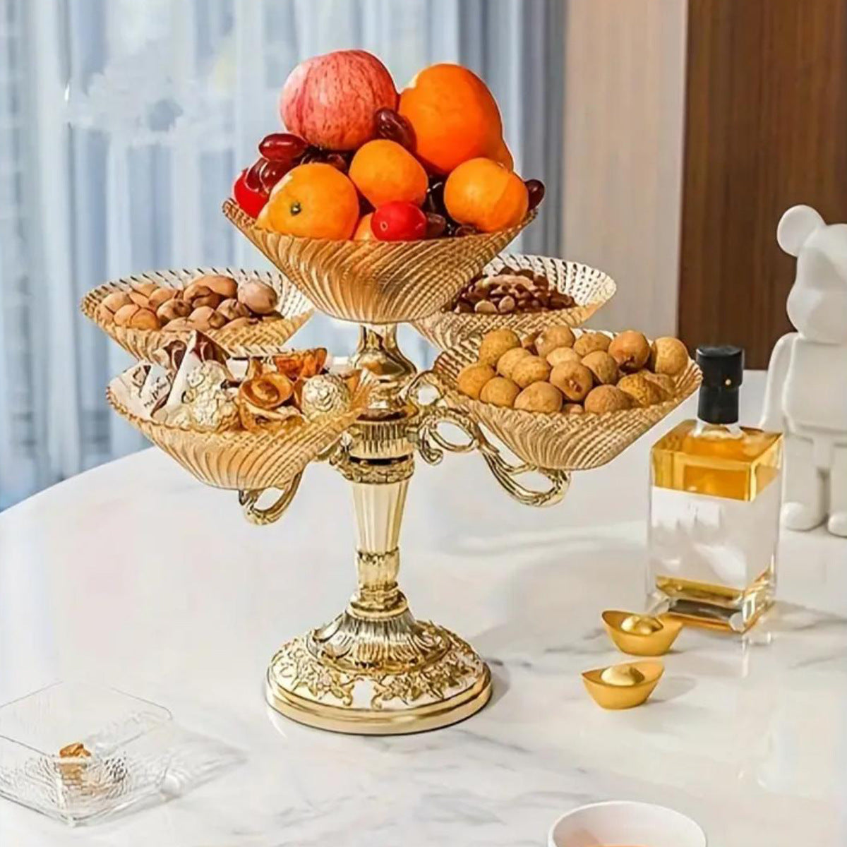 Candy Plate Light Luxury Living Room Coffee Table