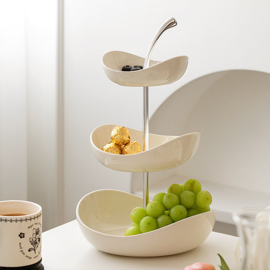 Light Luxury High-grade Ceramic Fruit Plate