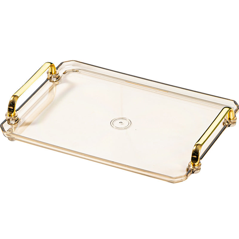 High-end Tray Household Rectangular Tea Cup Plastic Plate
