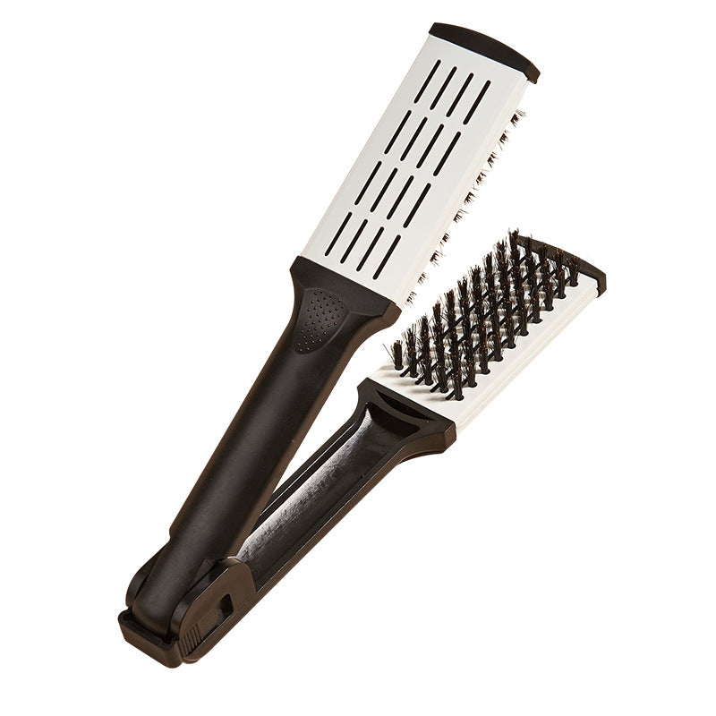 Pull Straight Clip Hair Plate Wholesale V Clip Plate Comb Mane Shape Straight Roll