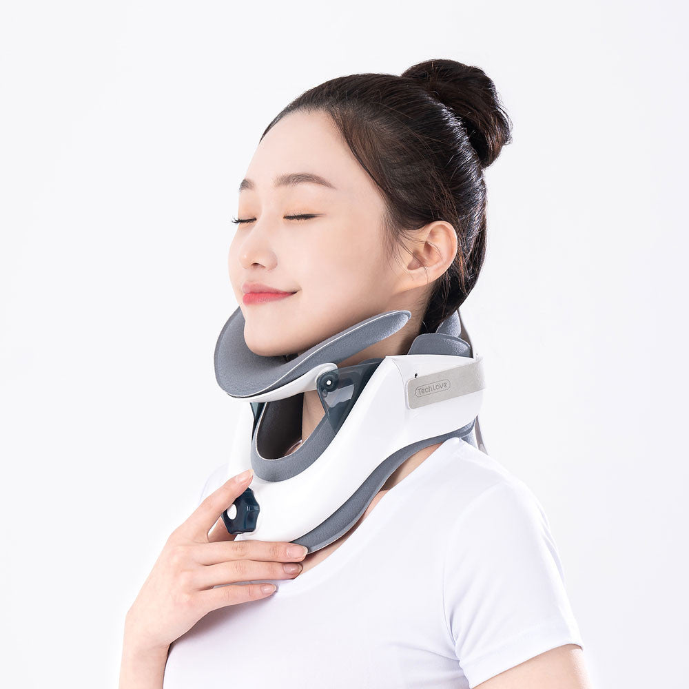 Wireless Inflatable Neck Brace Cervical Traction Device Adjustable