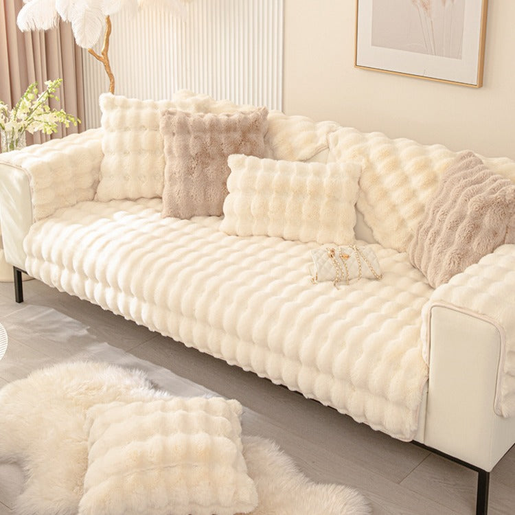 Plush Sofa Cushion Winter Antislip Cushion Thickened Nordic Simple