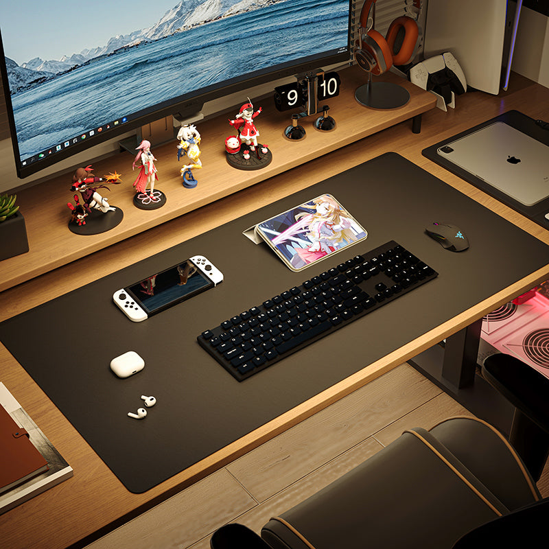 Leather Oversized Computer Office Keyboard Desk Mouse Pad