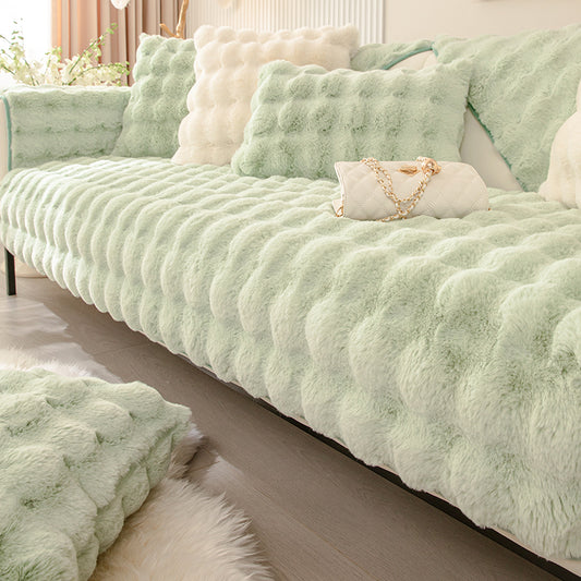 Plush Sofa Cushion Winter Antislip Cushion Thickened Nordic Simple