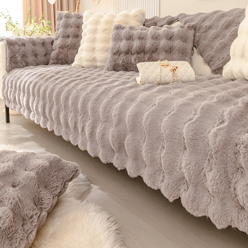 Plush Sofa Cushion Winter Antislip Cushion Thickened Nordic Simple