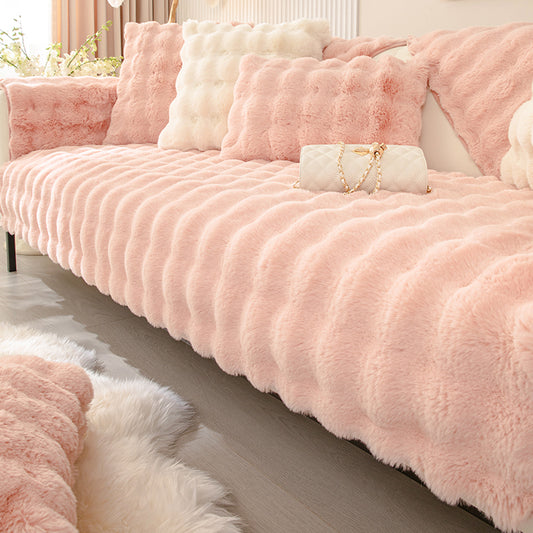 Plush Sofa Cushion Winter Antislip Cushion Thickened Nordic Simple