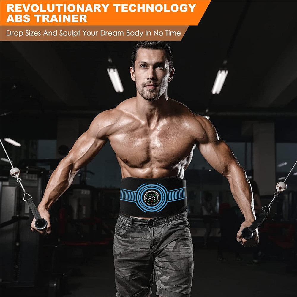 Upgrade 10 Pieces Touch Screen EMS Abdominal Muscle Belt Massage