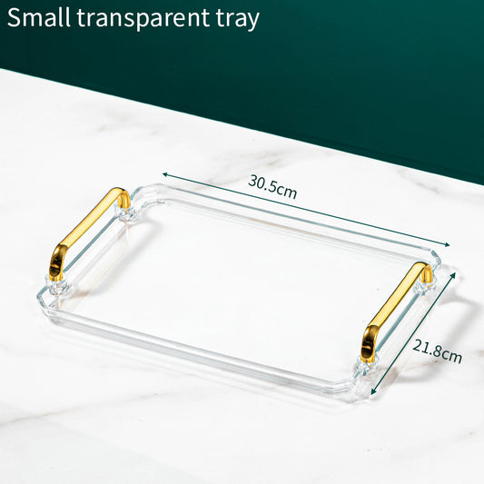 High-end Tray Household Rectangular Tea Cup Plastic Plate