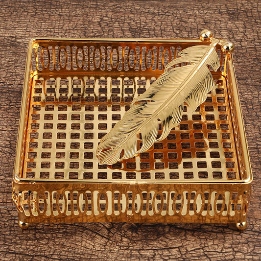 New Light Luxury Drain Fruit Plate Creative Personality Decoration