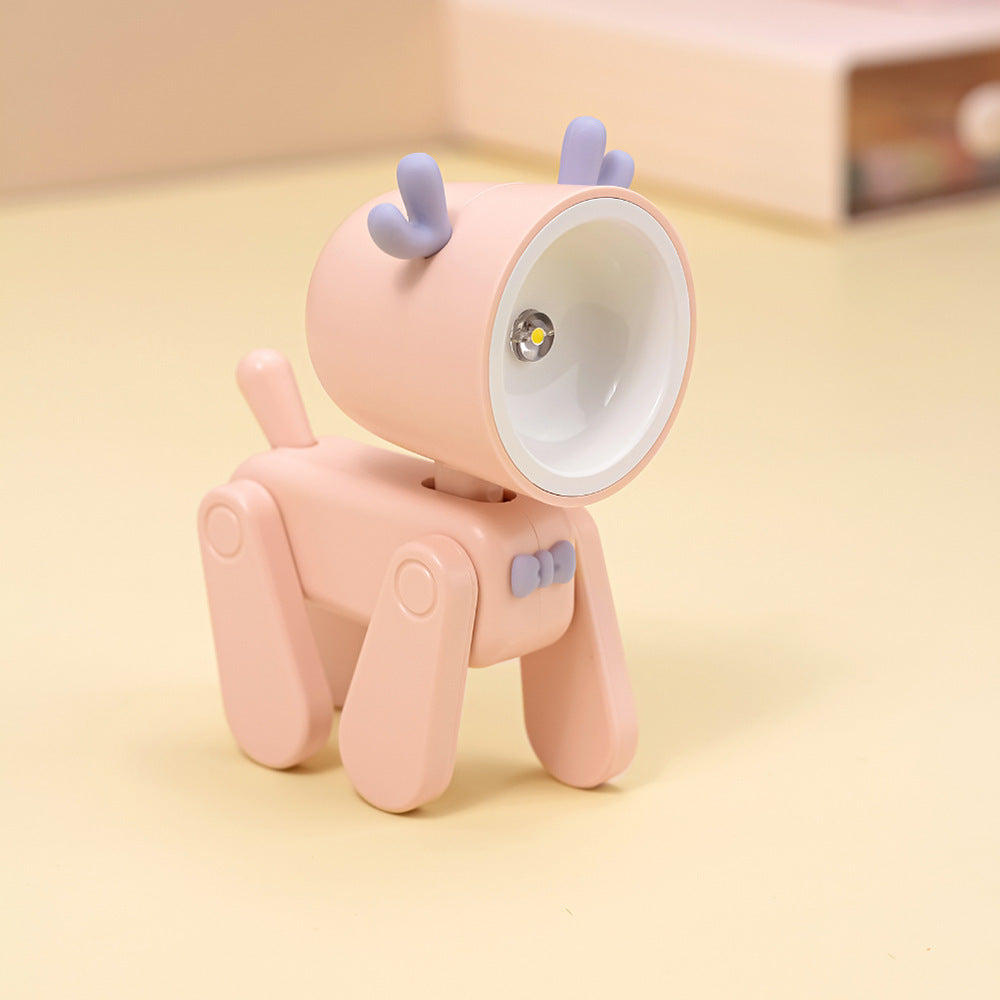 Rechargeable Version Cartoon Puppy Deer Night Light