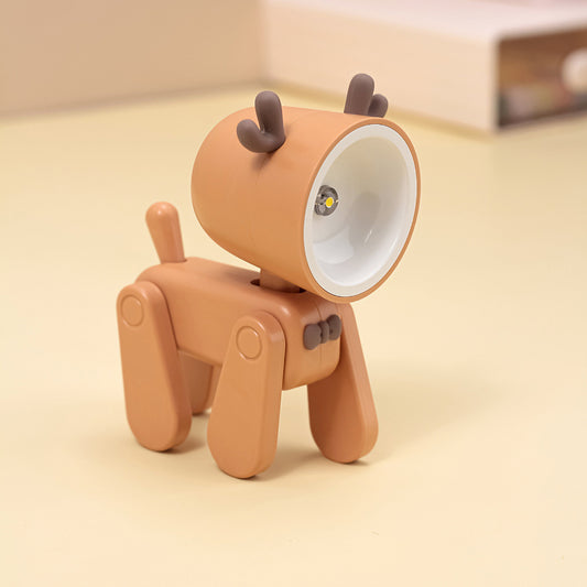 Rechargeable Version Cartoon Puppy Deer Night Light