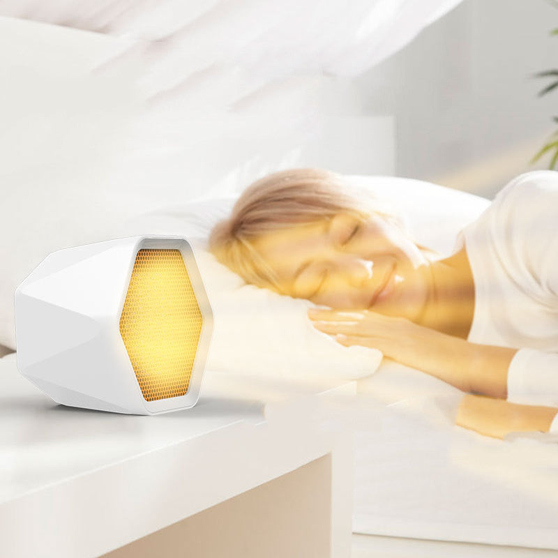 Mini Fan Heater Hexagonal Household Energy-saving Heater