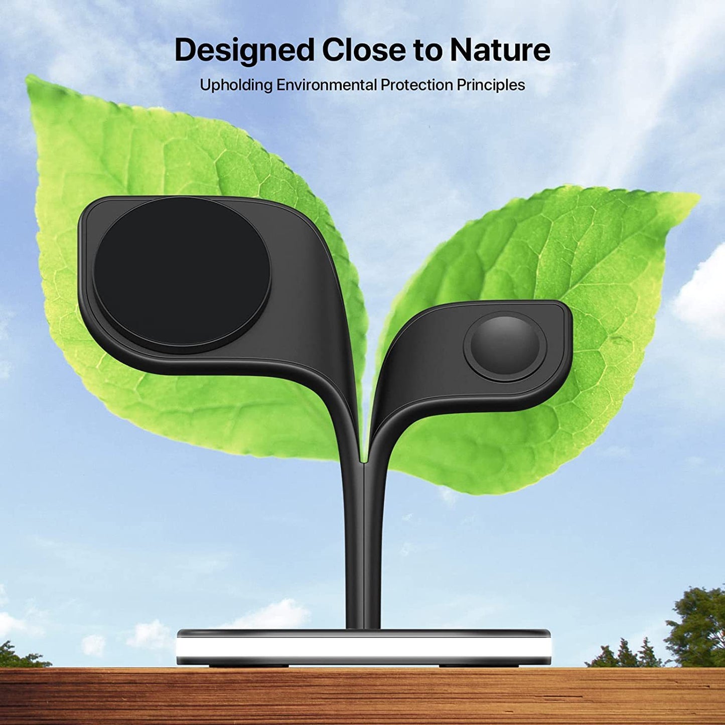 Magnetic Three-in-one Wireless Phone Charger Suitable For Earphone Watch