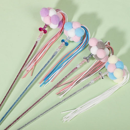 Acrylic Cat Fairy Rod Toy