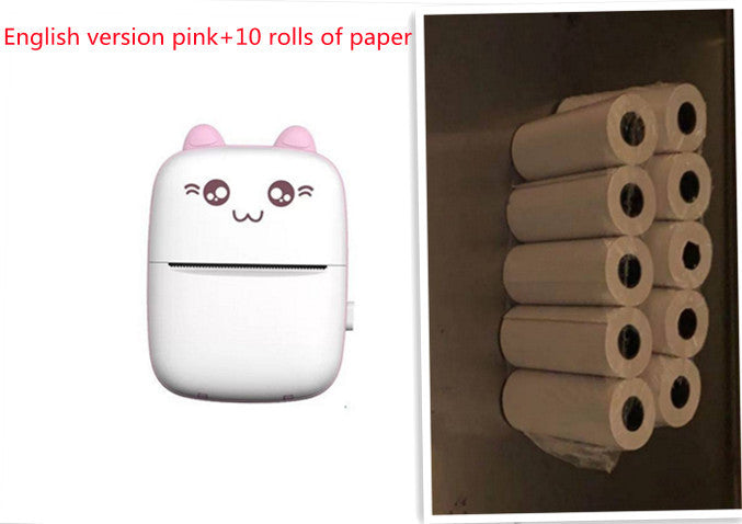 Mini Portable Printer Home Pocket Small Student Wrong Question Machine
