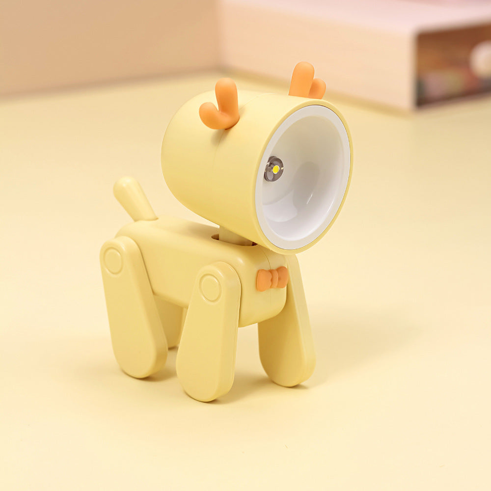 Rechargeable Version Cartoon Puppy Deer Night Light
