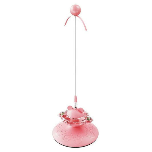Cute Cat Fur Ball Cute Cat Teaser Wand Pet Products Spring Toy Cat Interactive Toys With Suction Cup Scratcher Toy Cat Supplies