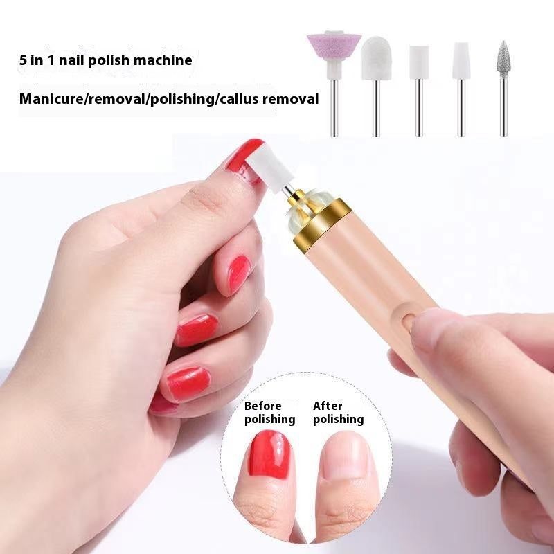 Cross-border Nail Piercing Device Electric Nail Trimmer Five-in-one Nail Polishing Machine Nail File Flawless Nail Polish