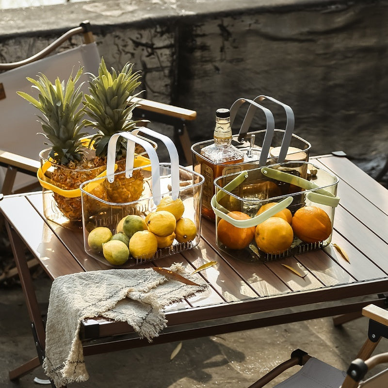 Light Luxury Portable Basket Fruit Plate Household