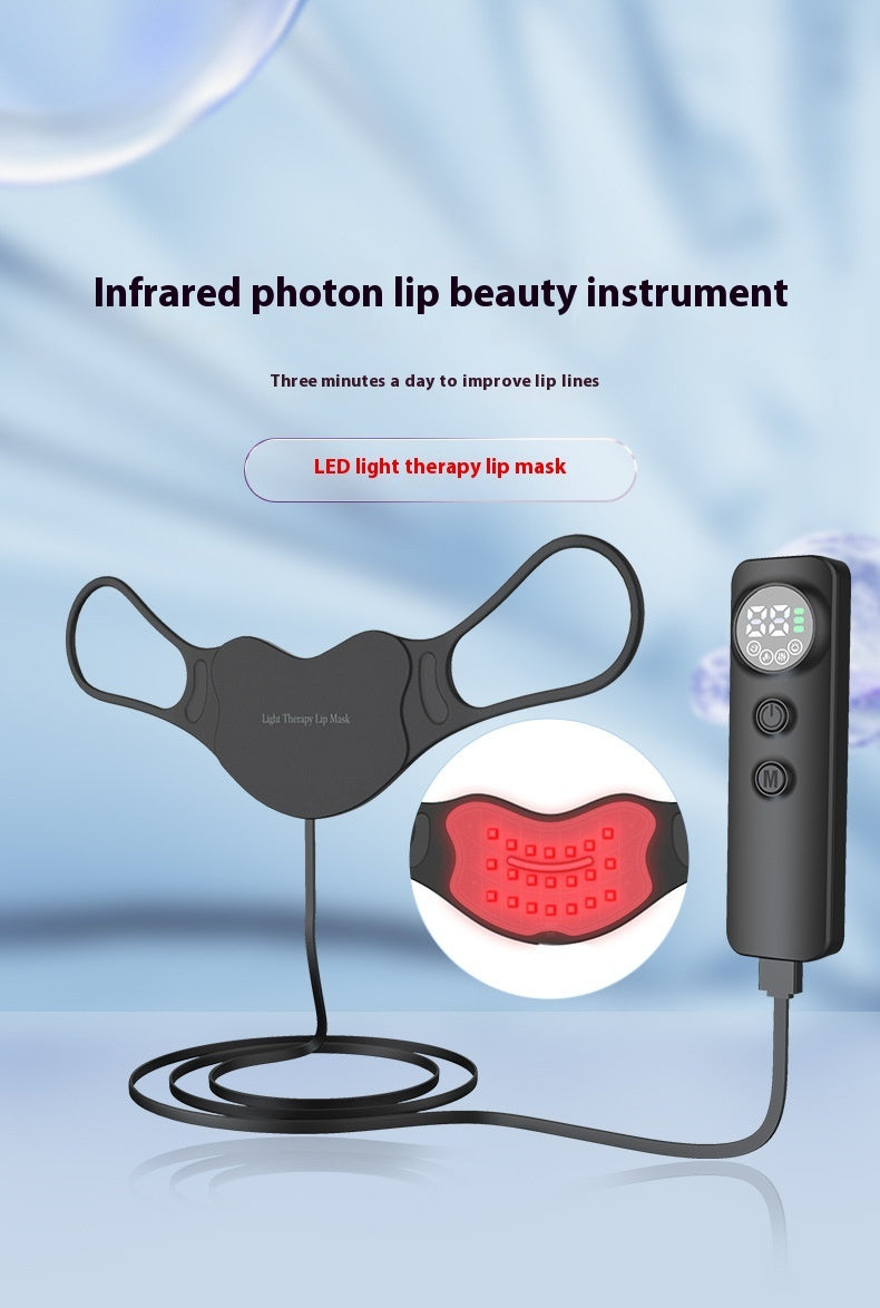 Photon Lip Care Instrument Household Surgical Mask Type Infrared LED Beauty Apparatus