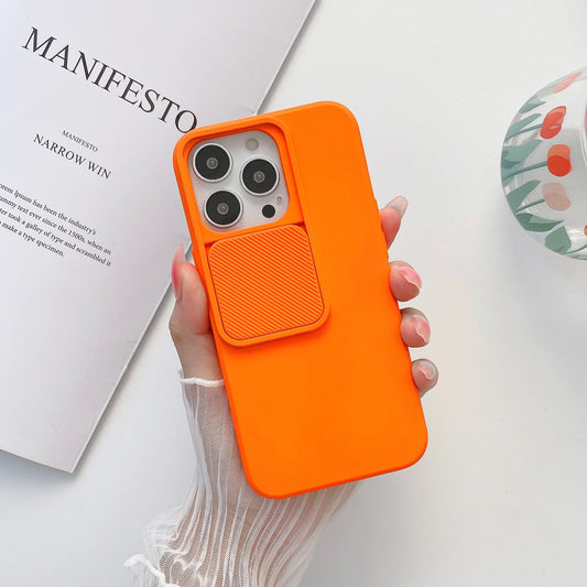Sliding Window Sliding Cover Silicone Mobile Phone Protective Case