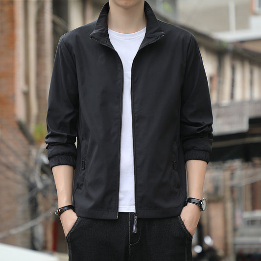 Stand Collar Jacket Men's Coat