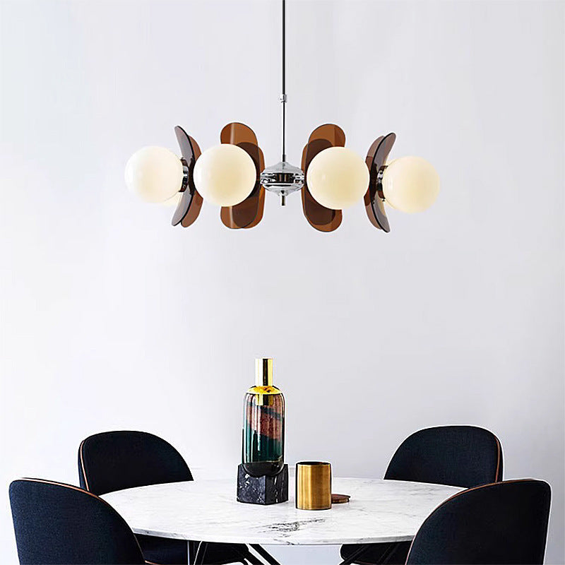 Retro Dining Room Chandelier Living Room Bedroom Eye Protection Chandelier