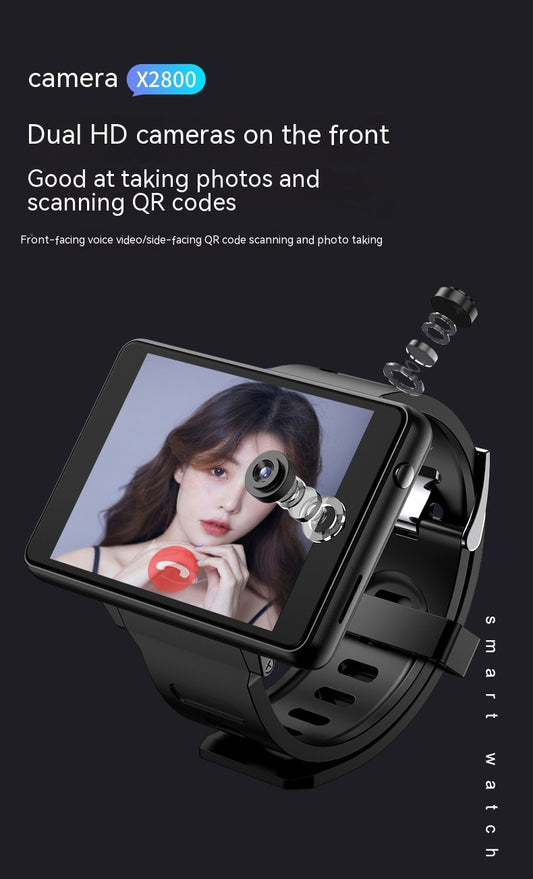 X2800 Smart Watch WIFI Positioning GPS Dual Camera