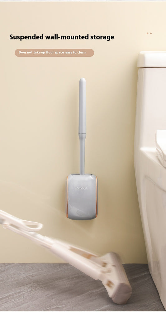 Nordic Style Wall-mounted Household Light Luxury Wall Hanging Toilet Brush Set