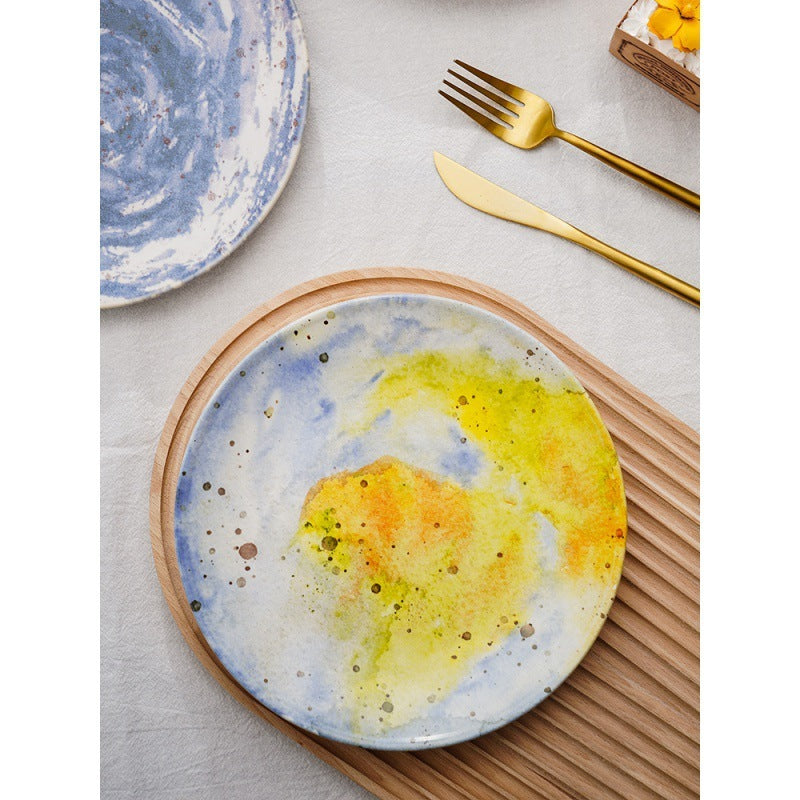 Fruit Plate Light Luxury Creative Ceramic Western Plate