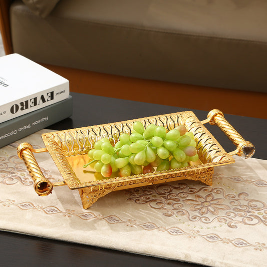 High-end European-style Long Fruit Plate For Household Luxury