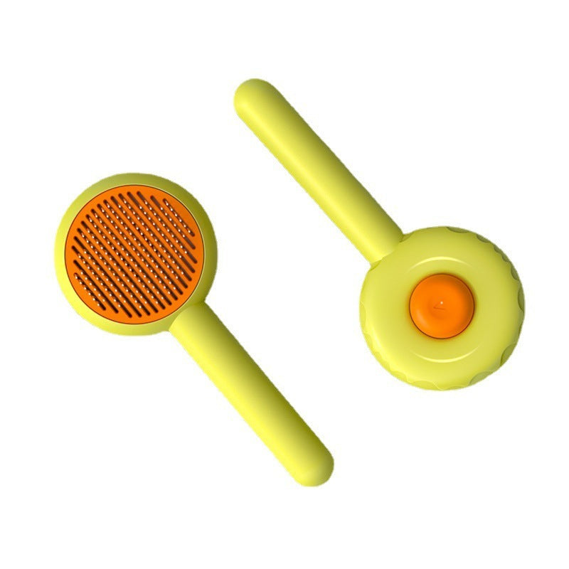 Pet Comb Cat Depilator Brush Donut Hair Removal