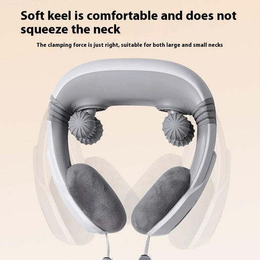 U-shaped Cervical Spine Massage Pillow Household Electric Neck Massager