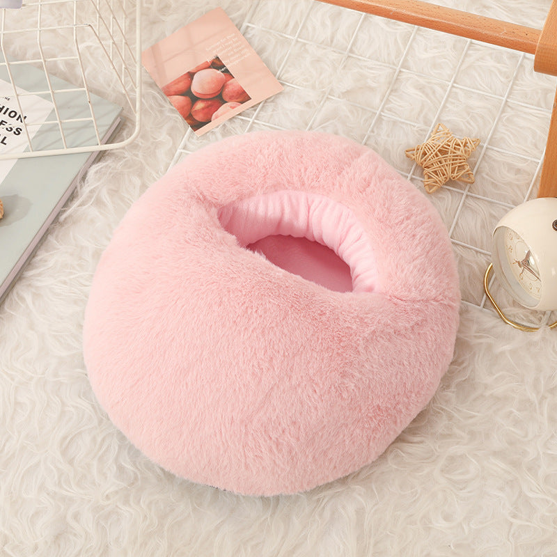 USB Plug-in Power Bank Heating Plush Feet Warmer