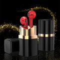 Fashion Individual Earphone Lipstick Bluetooth Earphone In-ear Noise Reduction