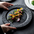 Black Light Luxury High-grade Western Restaurant Steak Plate