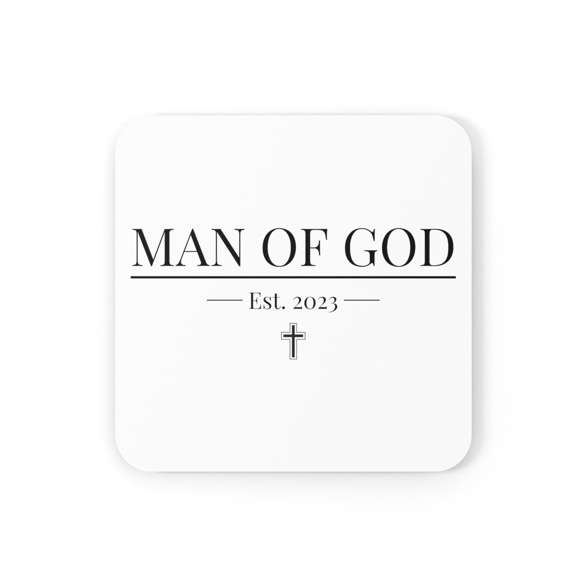 Decorative Coaster Set 4-piece - Say it Soul - Man of God-0