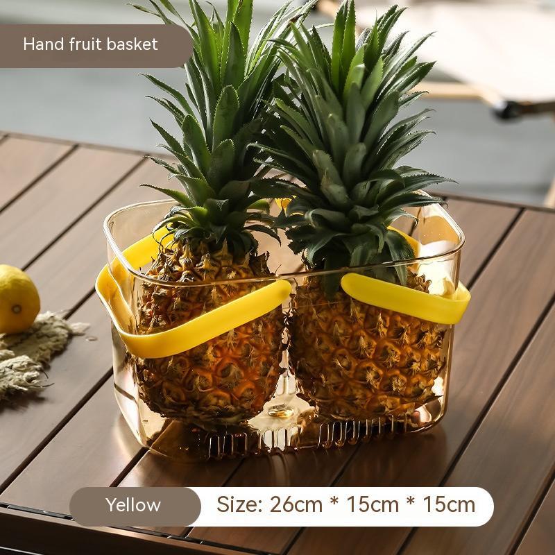 Light Luxury Portable Basket Fruit Plate Household