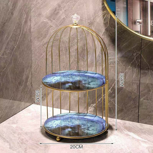 Bathroom  Toilet Light Luxury Desktop Comb Cosmetic Shelf